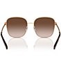 Color:Rose Gold - Image 4 - Women's TY6108 57mm Square Sunglasses