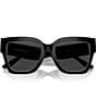 Color:Black - Image 5 - Women's Ty7180u 52mm Navy Square Sunglasses