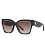 Color:Navy - Image 1 - Women's Ty7180u 52mm Navy Square Sunglasses