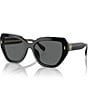 Color:Black - Image 1 - Women's Ty7194u 55mm Cat Eye Sunglasses