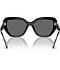 Color:Black - Image 4 - Women's Ty7194u 55mm Cat Eye Sunglasses