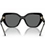 Tory Burch Women's Ty7194u 55mm Cat Eye Sunglasses, Color:Black - Image 4
