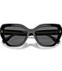 Tory Burch Women's Ty7194u 55mm Cat Eye Sunglasses, Color:Black - Image 5