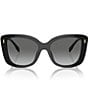 Color:Black - Image 2 - Women's TY7198U 54mm Butterfly Sunglasses