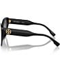 Color:Black - Image 3 - Women's TY7198U 54mm Butterfly Sunglasses