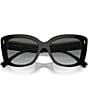 Color:Black - Image 5 - Women's TY7198U 54mm Butterfly Sunglasses