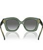 Color:Transparent Sage/Grey - Image 4 - Women's TY7201U 49mm Cat Eye Sunglasses