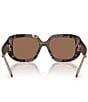 Tory Burch Women's TY7218U 54mm Square Sunglasses, Color:Dark Tortoise - Image 4