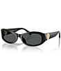 Tory Burch Women's TY7229U 55mm Rectangle Sunglasses - Image 1