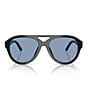 Tory Burch Women's TY7233U 55mm Pilot Sunglasses - Image 4