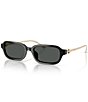 Tory Burch Women's TY7243U 53mm Rectangle Sunglasses - Image 1