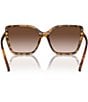 Color:Tortoise/Light Brown - Image 4 - Women's TY9076U 58mm Tortoise Square Sunglasses