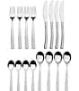 Color:Silver - Image 2 - Merion 16-Piece Stainless Steel Flatware Set, Service for 4