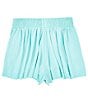 Color:Aqua - Image 2 - Big Girls 7-16 Butterfly Shorts