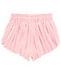 Color:Coral - Image 2 - Big Girls 7-16 Butterfly Shorts