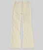 Color:Cream - Image 2 - Big Girls 7-16 Corduroy Patch Pocket Flare Pant