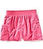 Tractr Big Girls Fun And Flowy Shorts, Color:Bubblegum - Image 1
