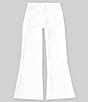 Color:White - Image 2 - Big Girls 7-16 Patch Pocket Relaxed Flare Pants
