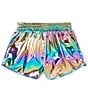 Color:Iridescent - Image 1 - Big Girls 7-16 Shiny Shorts