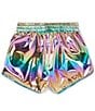 Color:Iridescent - Image 2 - Big Girls 7-16 Shiny Shorts