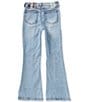 Tractr Big Girls Boho Loop Flare Jeans - Image 2