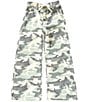 Tractr Big Girls Camouflage Drawstring Waist Pants - Image 1