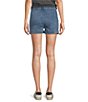 Tractr Knit Denim Drawstring Lounge Shorts - Image 2