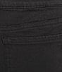 Tractr Tractr Blu Diamond Bow Flared Jeans, Color:Black - Image 4