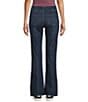 Tractr Tractr Blu Front Seam Flared Denim Jeans, Color:Dark Indigo - Image 2