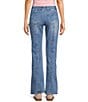 Tractr Tractr Blu Front Seam Medium Indigo Flared Denim Jeans, Color:Medium Indigo - Image 2