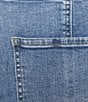 Tractr Tractr Blu Front Seam Medium Indigo Flared Denim Jeans, Color:Medium Indigo - Image 4