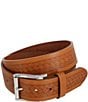 Trafalgar Grady 40mm Celt Scroll Embossed Leather Belt, Color:Tan - Image 1