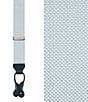 Trafalgar Hudson Nylon Button End Braces, Color:Silver - Image 2