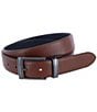 Trafalgar Maverick Reversible Leather Dress Belt, Color:Black To Brown - Image 2
