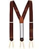 Trafalgar Sutton Solid Color Silk Formal End Suspenders - Image 1