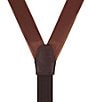 Trafalgar Sutton Solid Color Silk Formal End Suspenders - Image 2