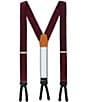 Trafalgar Sutton Solid Color Silk Formal End Suspenders - Image 3