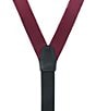 Trafalgar Sutton Solid Color Silk Formal End Suspenders - Image 4