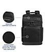 Travelpro Crew™ Executive Choice™ 3 Medium Top Load Backpack, Color:Jet Black - Image 11