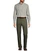 Roundtree & Yorke TravelSmart Straight Fit Flat Front Non-Iron Chino Pants, Color:Seagrass - Image 3