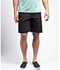 Color:Black - Image 1 - Beck Tic Weave Performance Stretch 9.5#double; Inseam Shorts