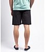 Color:Black - Image 2 - Beck Tic Weave Performance Stretch 9.5#double; Inseam Shorts