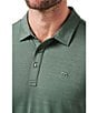 TravisMathew The Heater Performance Stretch Short Sleeve Polo Shirt, Color:Balsam Green - Image 4