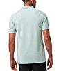 TravisMathew The Heater Performance Stretch Short Sleeve Polo Shirt, Color:Eggshell Blue - Image 2