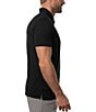 TravisMathew The Heater Performance Stretch Short Sleeve Polo Shirt, Color:Black - Image 2