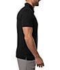 Color:Black - Image 2 - The Heater Performance Stretch Short Sleeve Polo Shirt