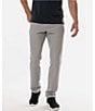 TravisMathew Flat-Front Open To Close Performance Stretch Pants, Color:Heather Sleet - Image 1