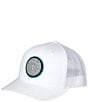 TravisMathew Patch Logo Hat, Color:White - Image 1