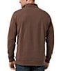 TravisMathew Cloud Quarter Zip 2.0 Fleece Pullover, Color:Chocolate Brown - Image 2