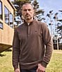TravisMathew Cloud Quarter Zip 2.0 Fleece Pullover, Color:Chocolate Brown - Image 4